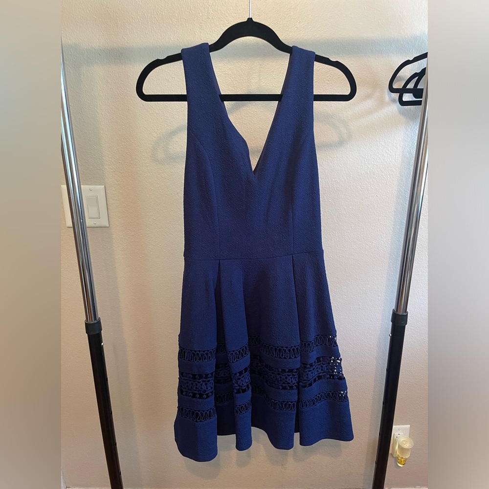 Annabella Navy Blue mini dress size medium